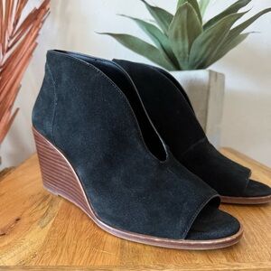 1 State Black Eren Wedge Bootie Women’s Size 8